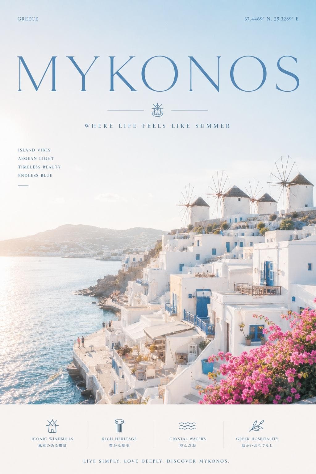 Cinematic minimalist travel poster of [City Name] automatically adapting the visual language…