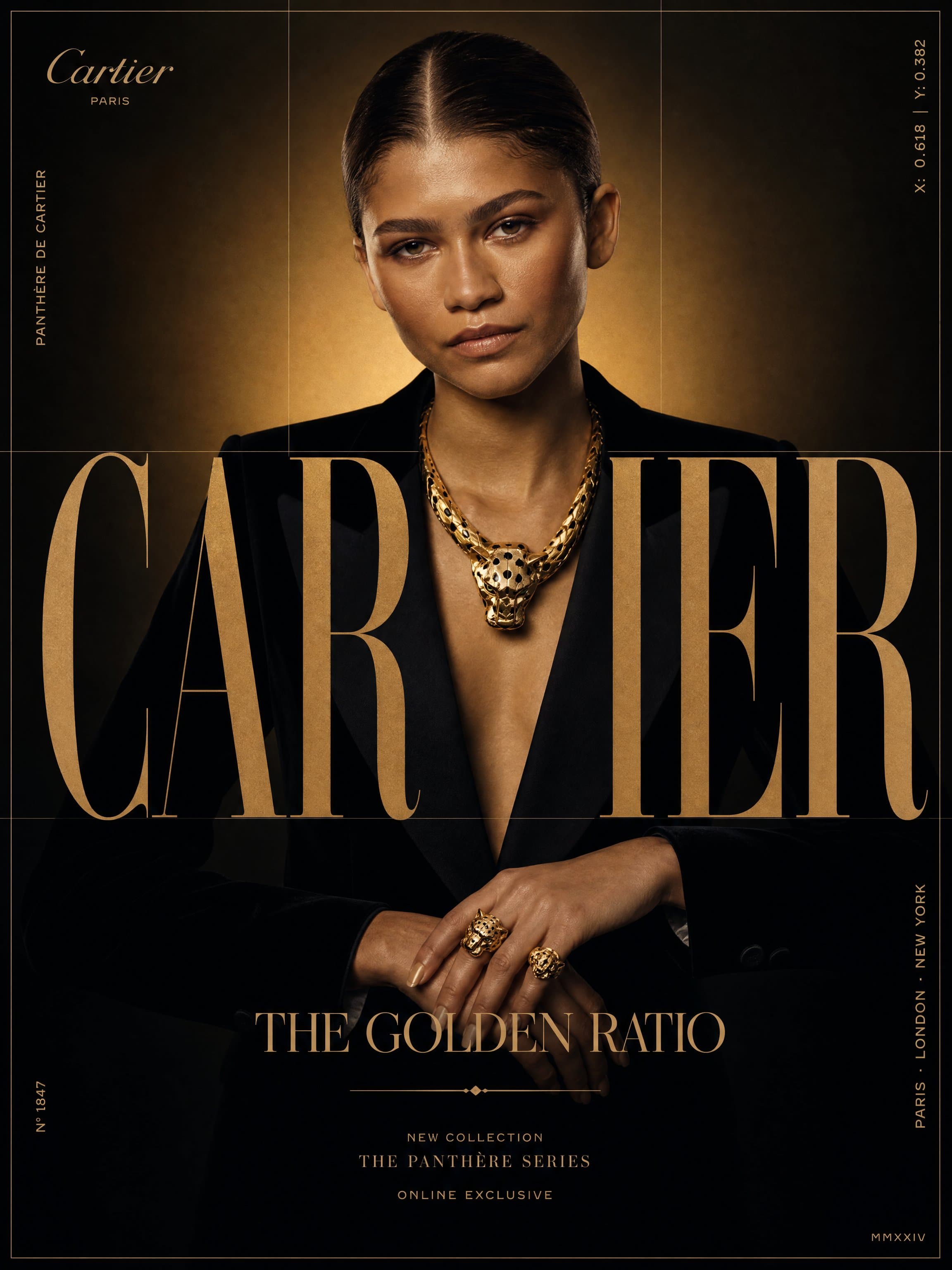 Jewelry & Luxury Watches (Cartier, Rolex, BVLGARI, Tiffany & Co.) high-contrast, graphic-desi…